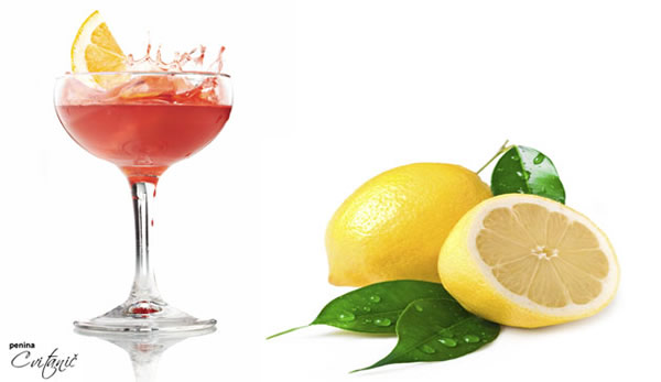 Penina Cvitanic in koktajl z limono