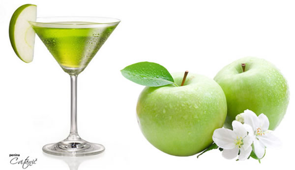 Penina Cvitanic in koktajl z zeleno jabolko