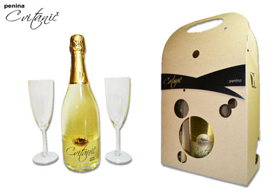 Penina v darilni embalaži