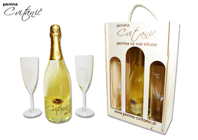 Penina v darilni embalaži